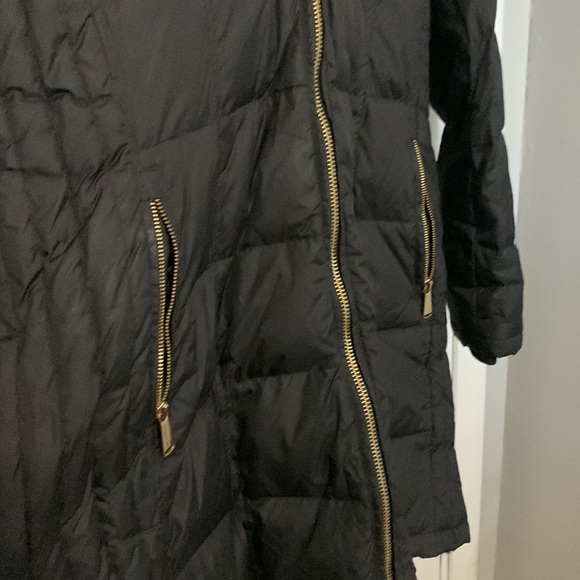 MICHAEL Michael Kors long black puffer coat. Down/ feather filled. XL. - Picture 4 of 6